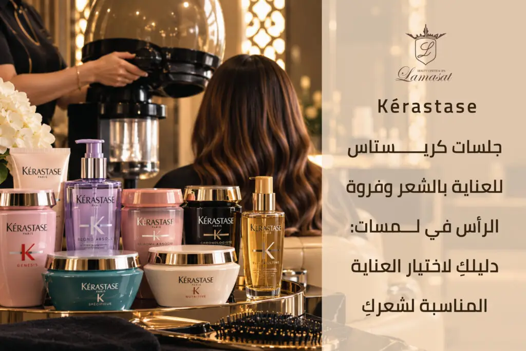جلسات كريستاس للعناية بالشعر وفروة الرأس في صالون لمسات